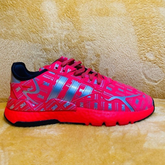 adidas Shoes - Adidas Nite Jogger Reflective Red FV3621